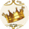 تاج سفید طلایی