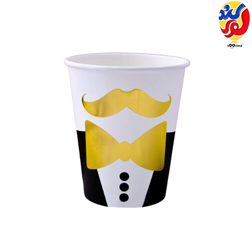 بهترین قیمت و خرید لیوان تم طلاکوب هپی جنتلمن 10 عددی | فروشگاه سورلند