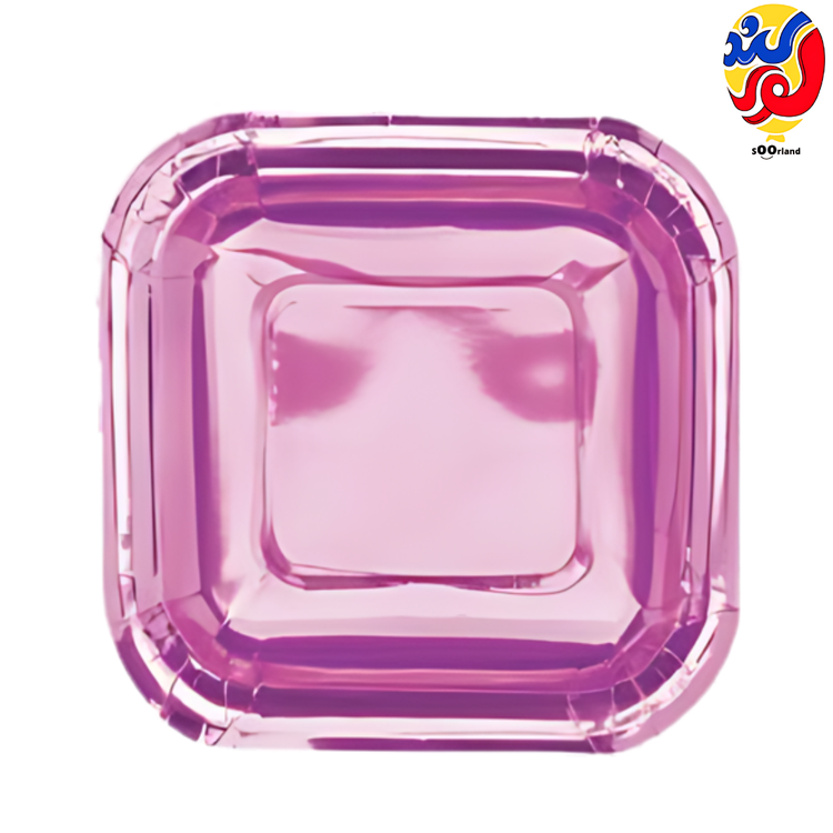 زیردستی تم متالایز صورتی 20 عددی