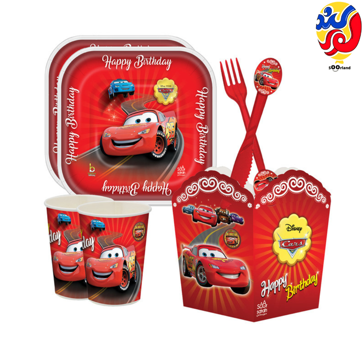 بهترین قیمت و خرید پکیج تولد تم ماشین ها 10 نفره | فروشگاه سورلند