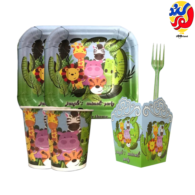 بهترین قیمت و خرید پکیج تولد تم جنگل 10 نفره | فروشگاه سورلند