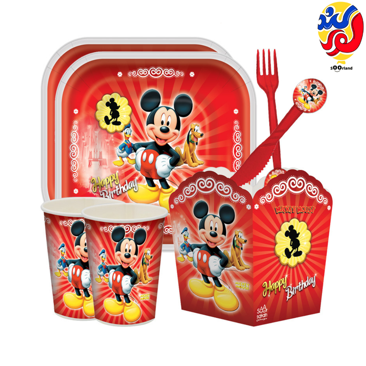 بهترین قیمت و خرید پکیج تولد تم میکی موس 10 نفره | فروشگاه سورلند