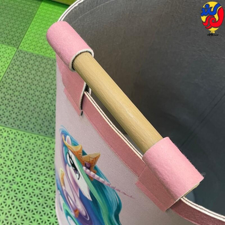 بهترین قیمت و خرید سبد لباس واسباب بازی نمدی بزرگ | فروشگاه سورلند