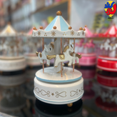 کاروسل کوکی موزیکال طرح چرخ و فلک و اسب