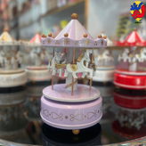 کاروسل کوکی موزیکال طرح چرخ و فلک و اسب