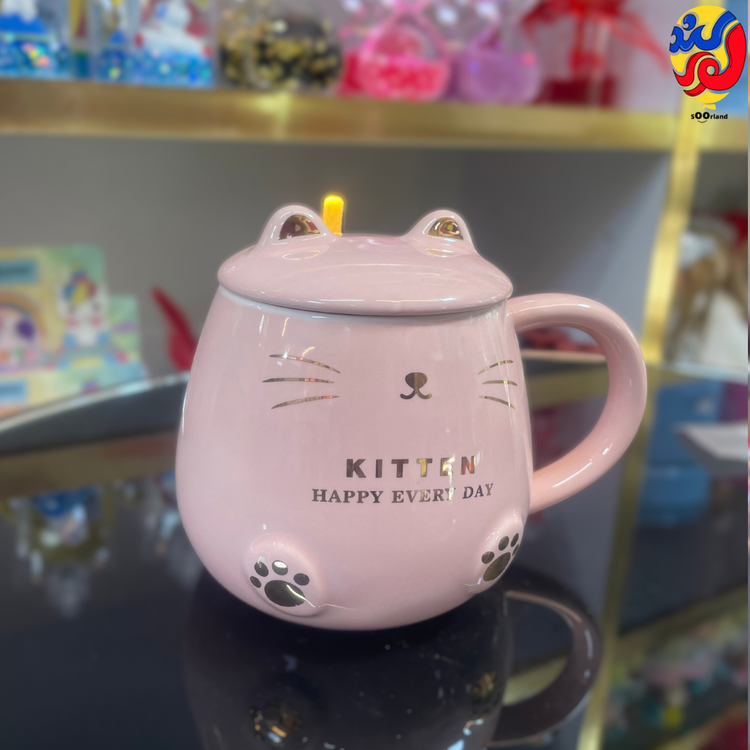 ماگ سرامیکی طرح گربه