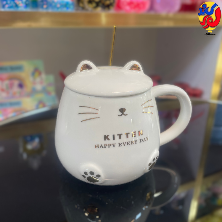 ماگ سرامیکی طرح گربه