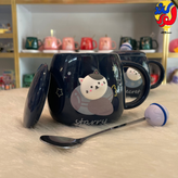 ماگ گربه برجسته سیلکونی مدل فضانورد