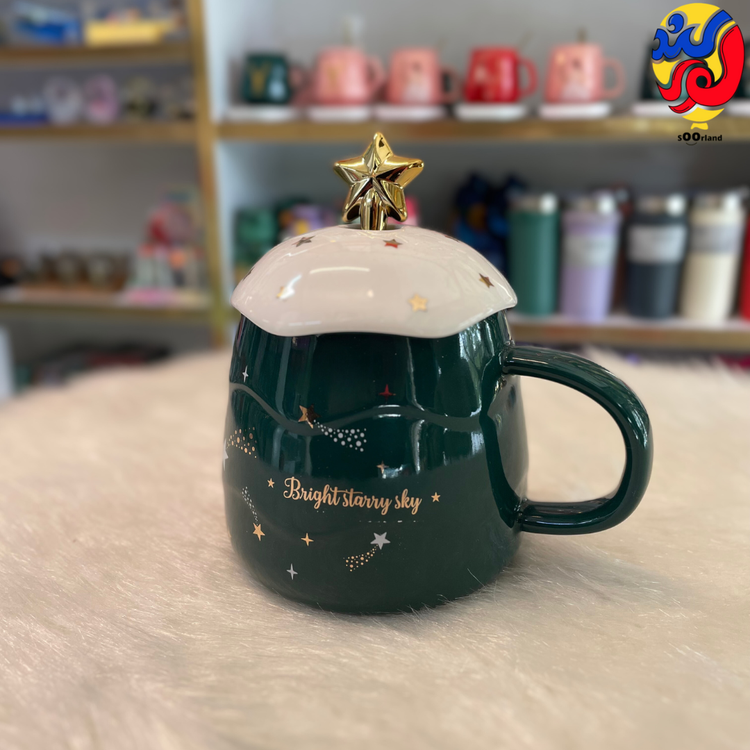 اگه دنبال یه هدیه خاص و متفاوت برای عزیزت میگردی، این ماگ با طرح ستاره دنبالهدار و ستاره طلایی، یه انتخاب عالیه که هم شیکه و هم پر از حس و حال خوب.