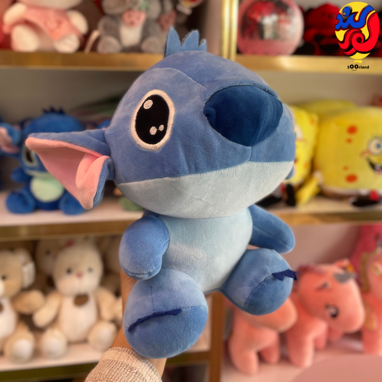 عروسک استیچ آبی 28 سانتی