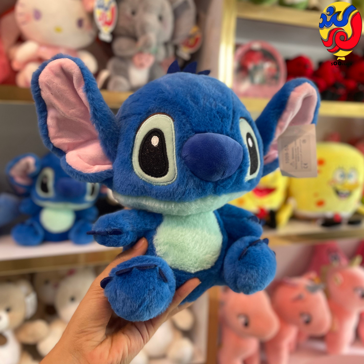 عروسک استیچ چشم اکلیلی آبی 24 سانتی متر