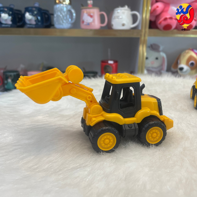 ماشین اسباب بازی مدل بیل مکانیکی راه سازی نشکن قدرتی پسرانه