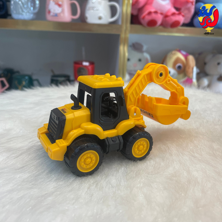 ماشین اسباب بازی مدل لودر راه سازی نشکن قدرتی پسرانه