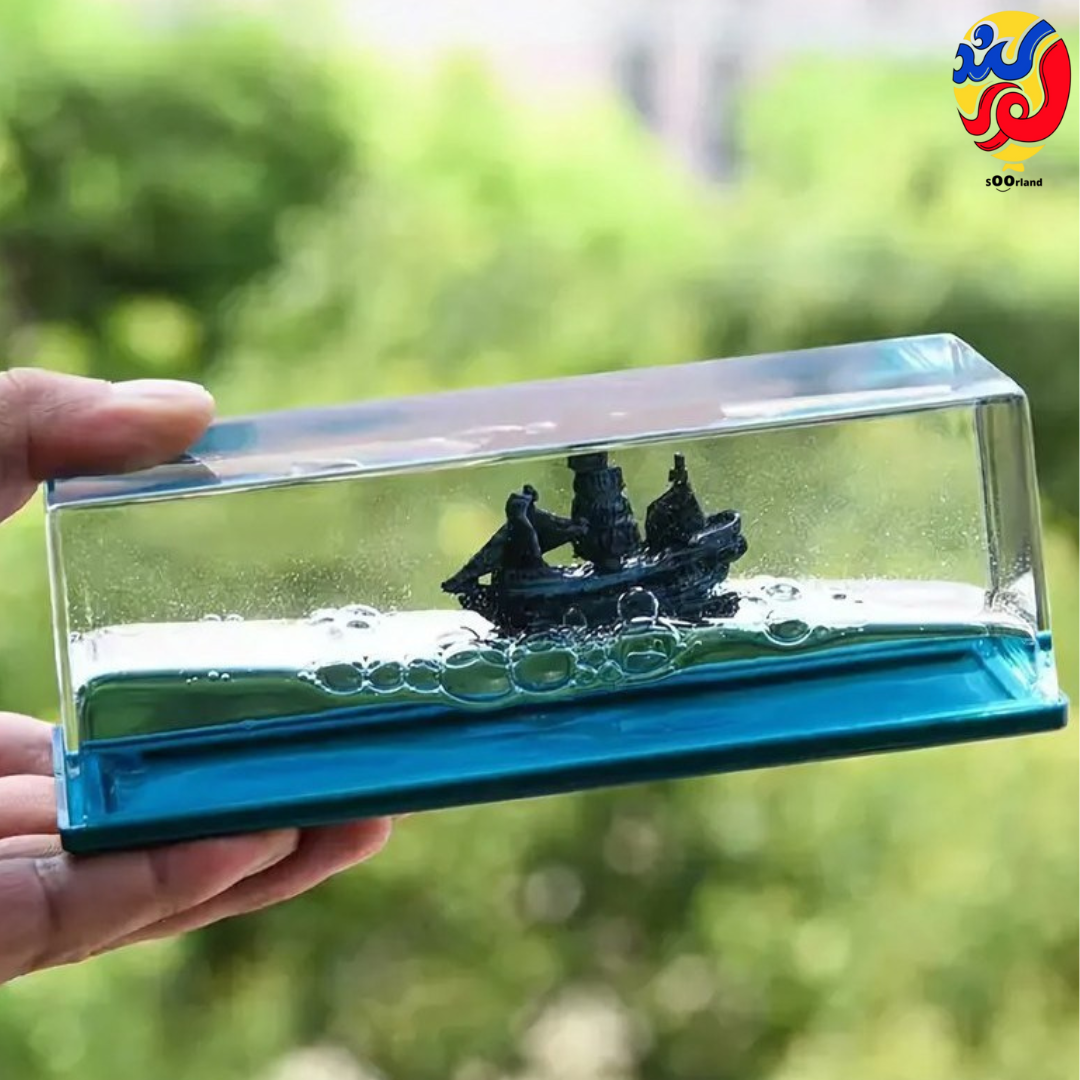 کشتی دکوراتیو طرح بطری کشتی دزددریایی