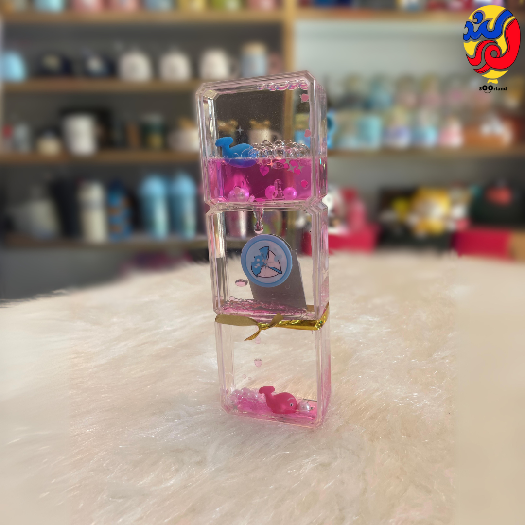 ساعت شنی مدل ژله ای طرح نهنگ و مروارید