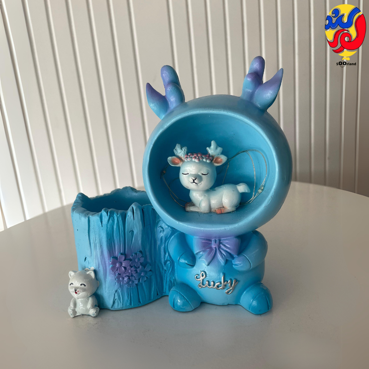 جاقلمی فانتزی چراغدار طرح آهو