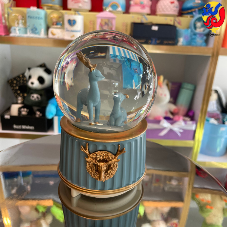 گوی موزیکال پمپی سایز بزرگ خارجی طرح گوزن