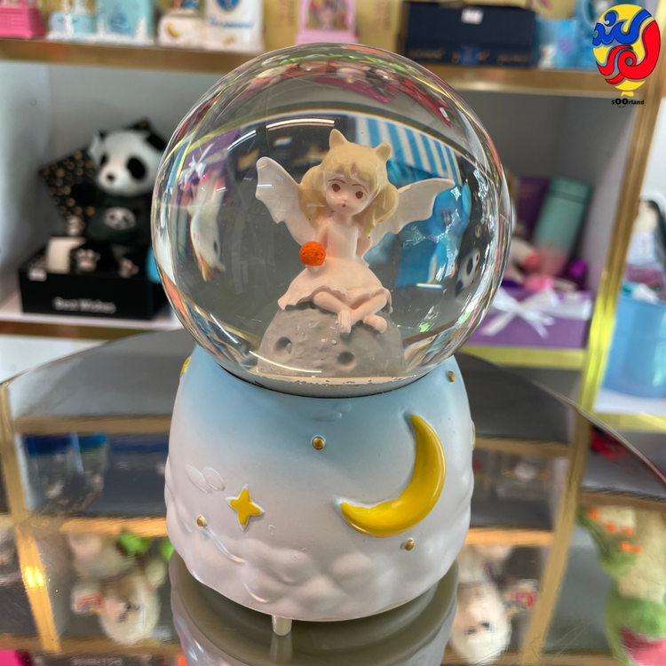 گوی موزیکال پمپی سایز بزرگ خارجی طرح فرشته کوچک