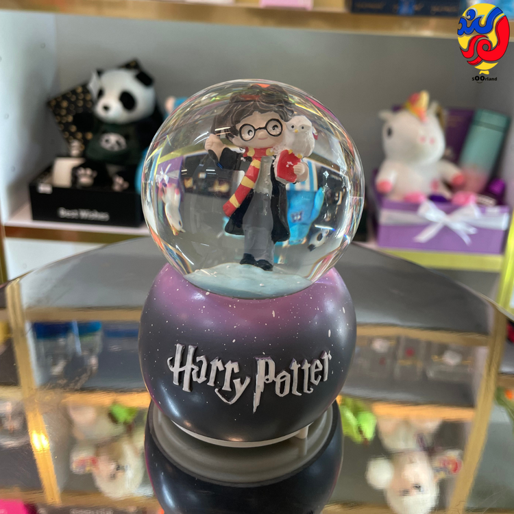 گوی موزیکال چراغدار متوسط طرح هری پاتر