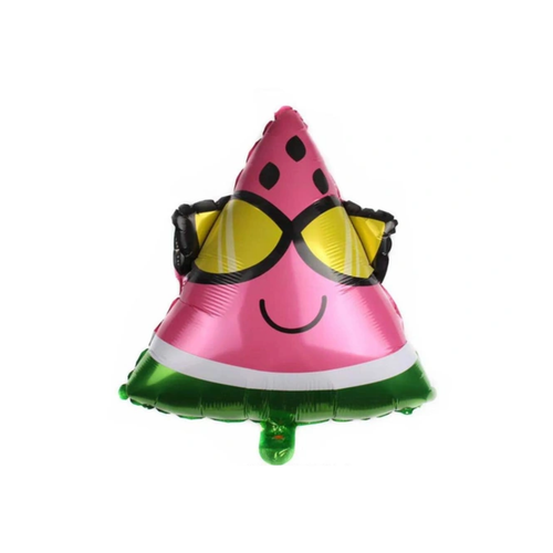 بادکنک فویلی سایز بزرگ طرح هندوانه عینکی