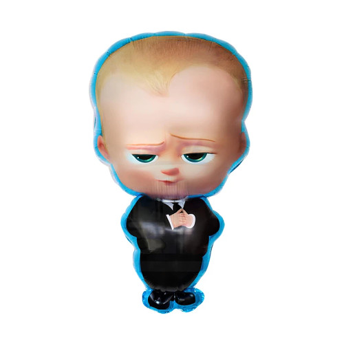 بادکنک فویلی طرح بچه رئیس