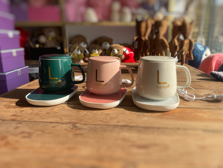 ماگ حرارتی هیتر دار طرح لاکی_Lucky