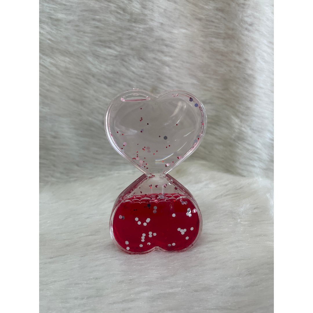 ساعت شنی (ژله ای) طرح قلب-قرمز