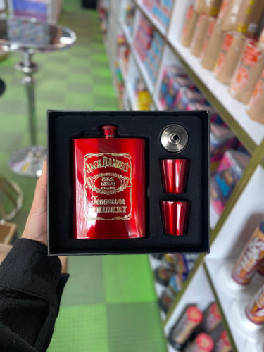 ست قمقمه جیبی استیل جک دنیلز 2 شات