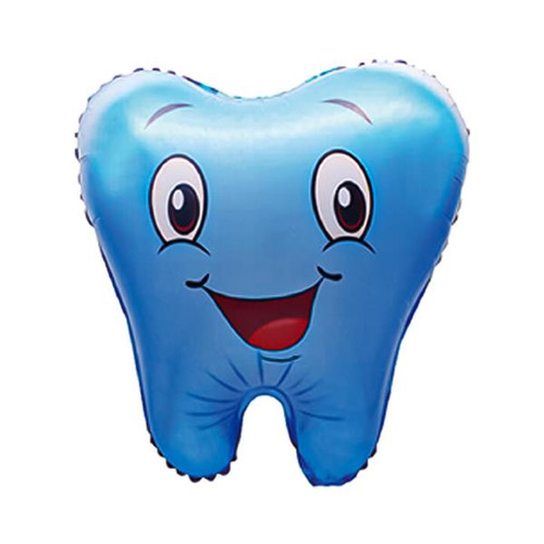 بادکنک فویلی دندان آبی پسرانه