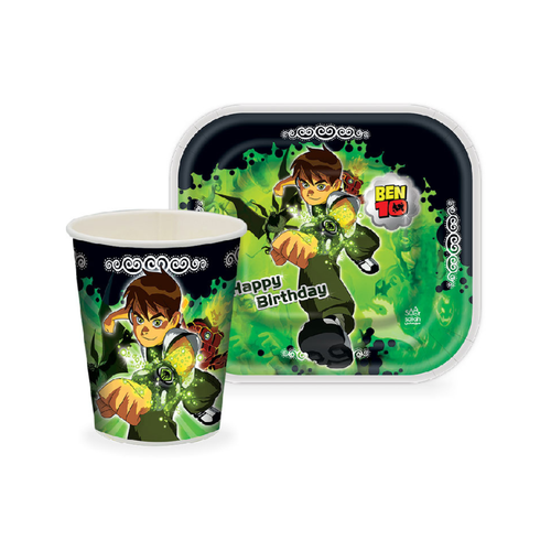 ست زیردستی و لیوان تم بن تن