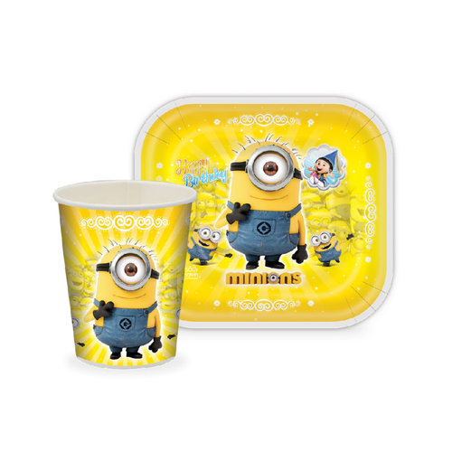 ست زیردستی و لیوان تم مینیون