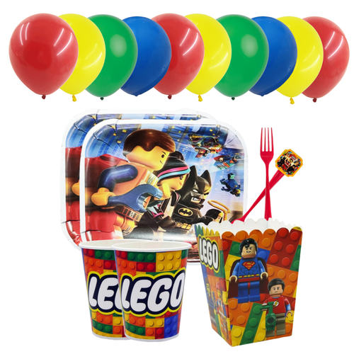 پک بادکنک و لوازم تولد تم لگو