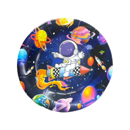 زیردستی تولد تم فضانورد