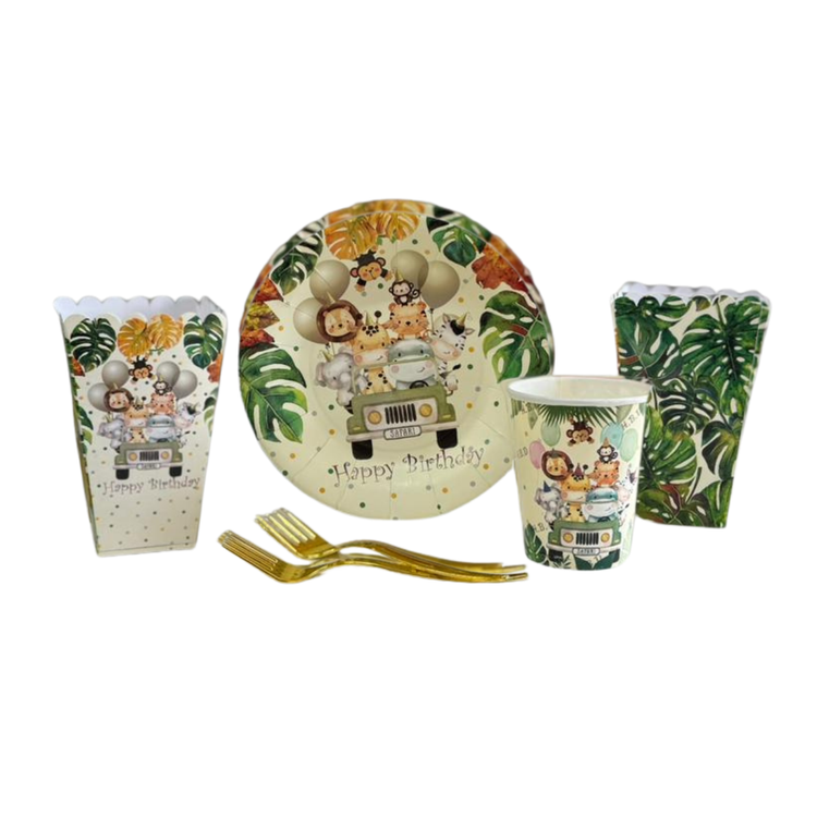 پک 10 نفره تولد تم سافاری(جنگل)