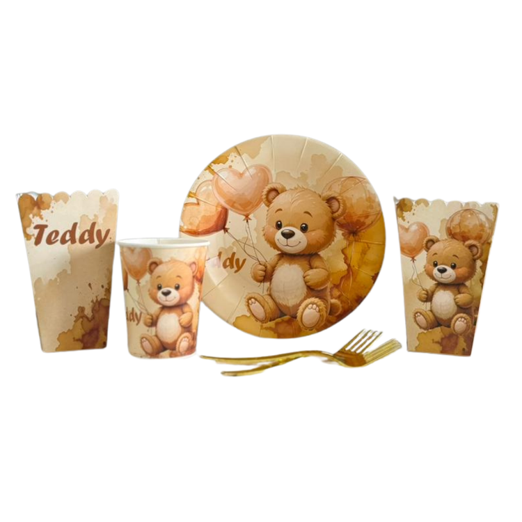 پک 10 نفره تولد تم تدی