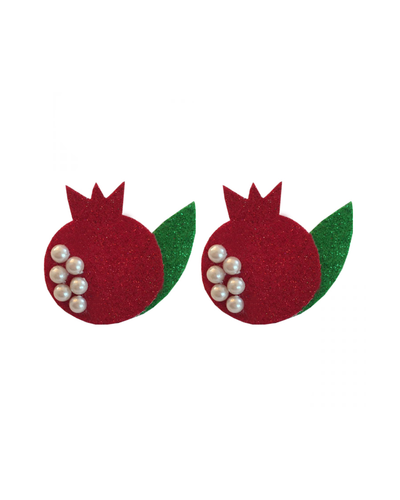 کش مو طرح انار یلدا