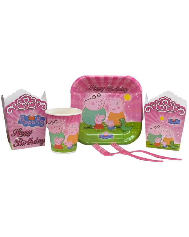 پک 10 نفره تولد تم پپاپیگ