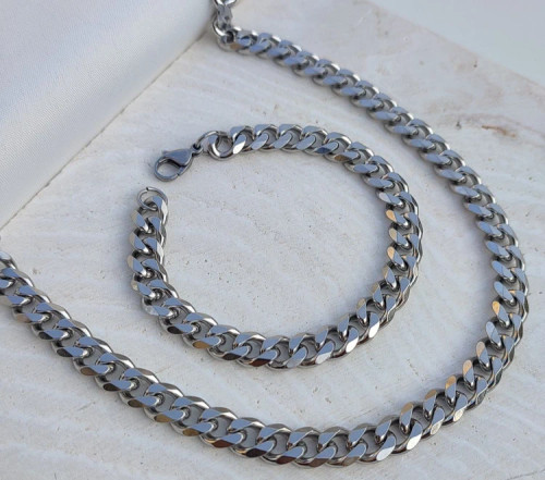 ست زنجیر و دستبند مردانه کارتیر ۱۰ میل