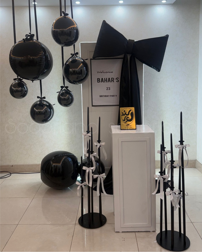 اجرای دکور بادکنک آرایی در کاشان